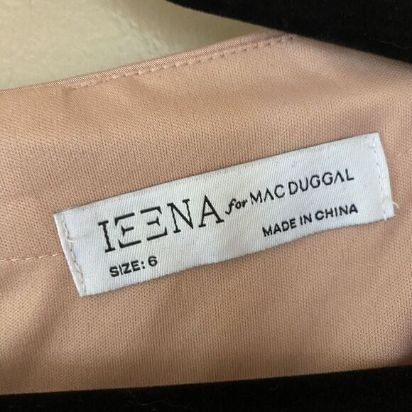 Mac Duggal Ieena Pink Cape Chiffon Short Knee Length Dress Sz 6 $358 NWT - Picture 7 of 12